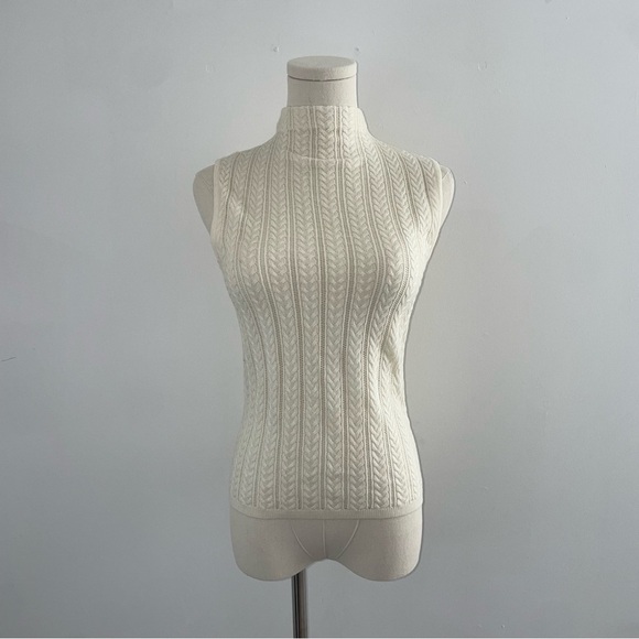 Rag & Bone Christina Sleeveless Mock Neck Sweater - Picture 1 of 5